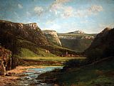 Landscape in the Jura by Gustave Courbet